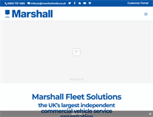 Tablet Screenshot of marshallfleetsolutions.co.uk